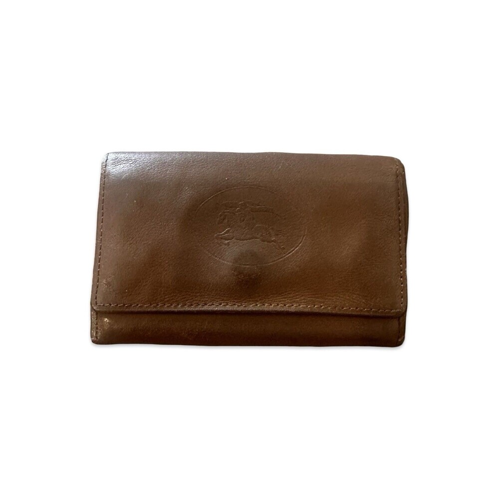 Burberry brown leather wallet